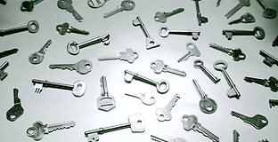 Scattered Metal Keys